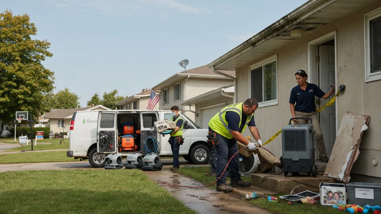 Water Damage Restoration in Logan, IL near me